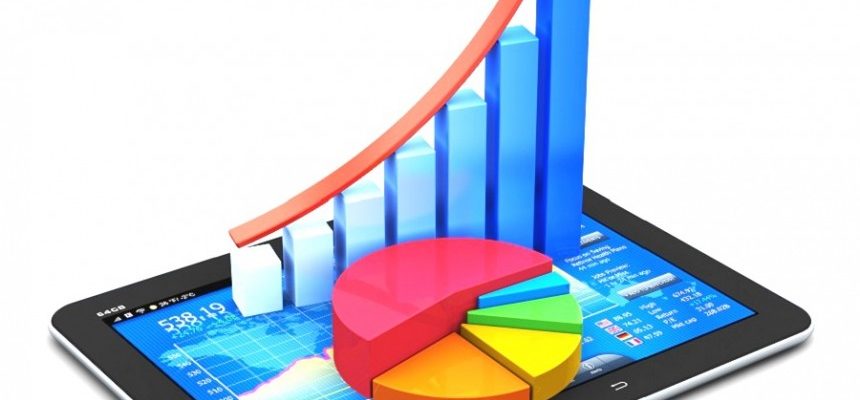 bigstock mobile finance and statistics 46835572 large - Прикарпаття посіло третє місце в Україні за індексом промислової продукції - rai.ua
