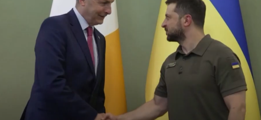 screenshot 4 3 - Прем’єр-міністр Ірландії пообіцяв підтримувати Україну. Відео - rai.ua