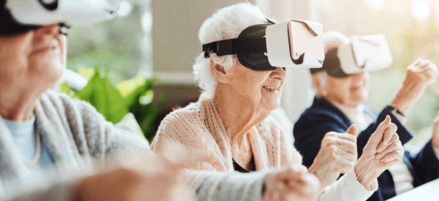 virtualnaya realnost bolezn alcz large - Віртуальна реальність дає мешканцям будинків для людей похилого віку змогу подорожувати. Відео - rai.ua