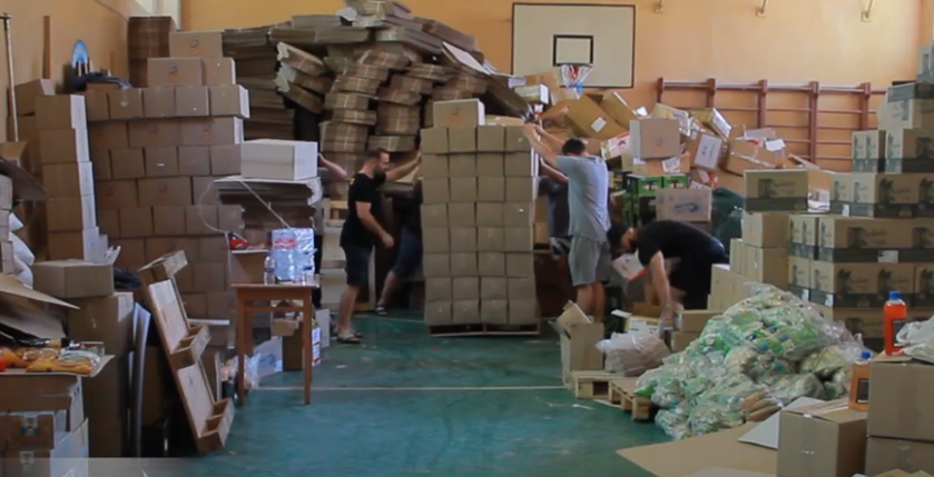 Благодійний фонд “Чисті серцем” відправили на Київщину понад 20 тон допомоги. Відео