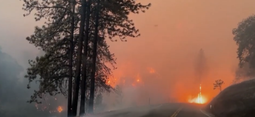 screenshot 16 - В Каліфорнії вирує найбільша пожежа за цей рік. Відео - rai.ua