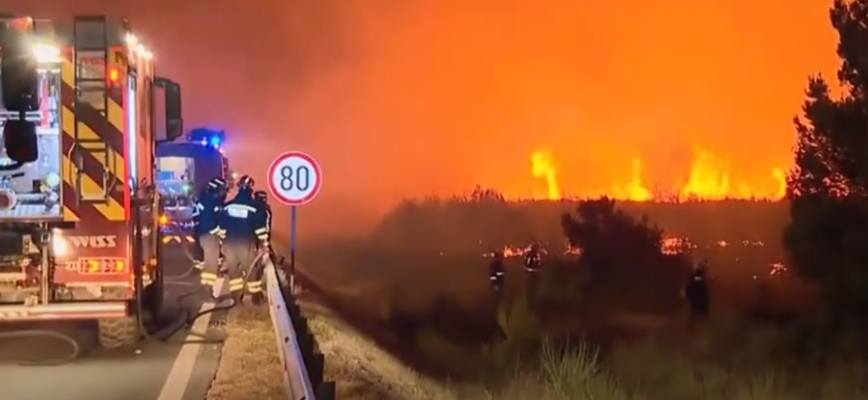 screenshot 7 2 - Адріатичне узбережжя знову накрила хвиля лісових пожеж. Відео - rai.ua