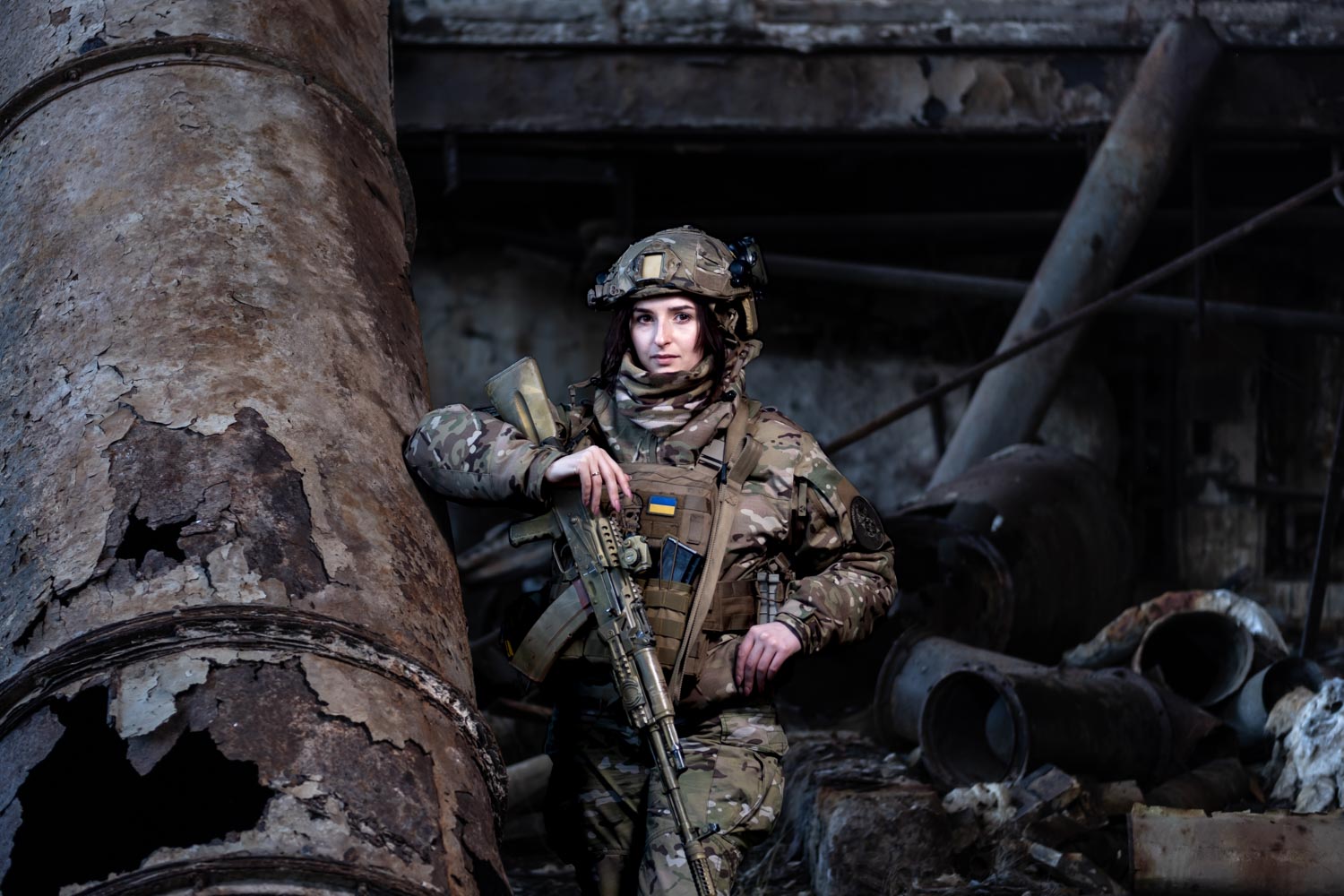 photo 11 - Нацгвардійки Прикарпаття знялись для проєкту французського фотографа. Фото - rai.ua