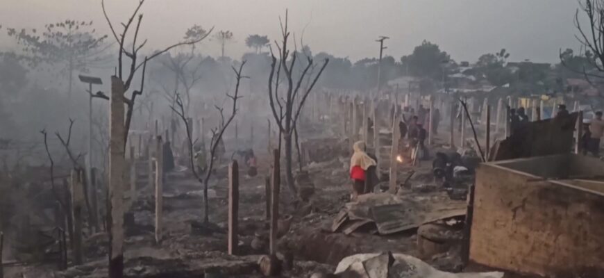 image2 1 - Пожежа в таборі для біженців у Бангладеш: понад 8000 людей залишилося без даху над головою - rai.ua