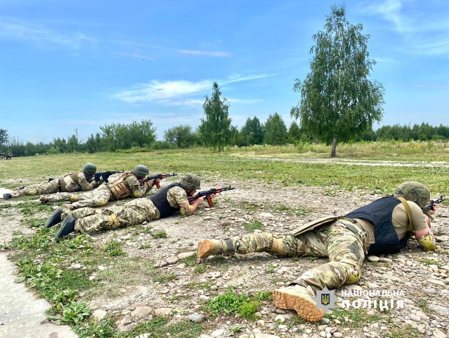 navch3 - Новостворений стрілецький батальйон поліції Прикарпаття проходить навчання - rai.ua