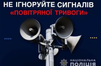 Поліцейські закликають громадян не ігнорувати сигнали повітряної тривоги