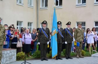 96 ліцеїстів Прикарпатського військово-спортивного ліцею склали присягу