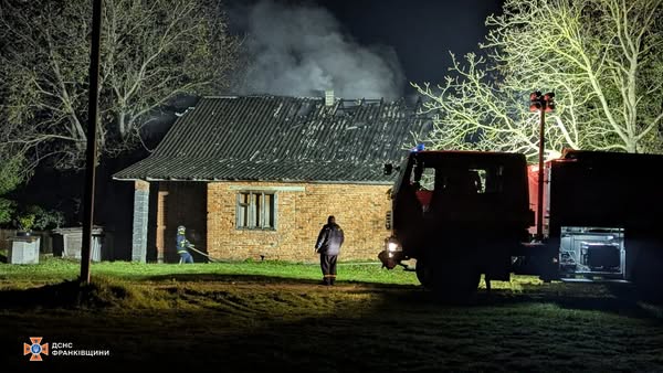 В Косівському районі під час пожежі загинув чоловік