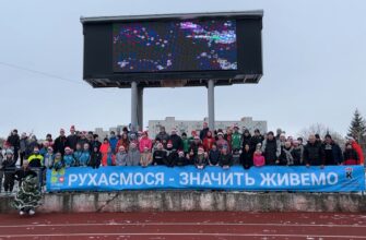 У Калуші відбувся зимовий забіг. Відео