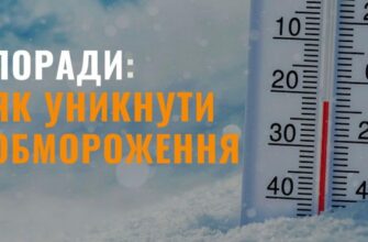 Поради рятувальників: як уникнути переохолодження та обмороження