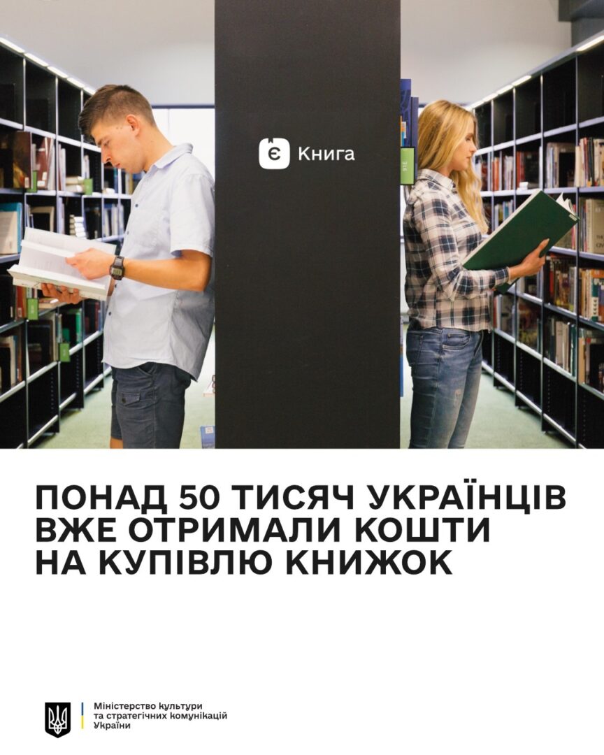 iek - Понад 50 тисяч українців вже отримали кошти на купівлю книжок - rai.ua