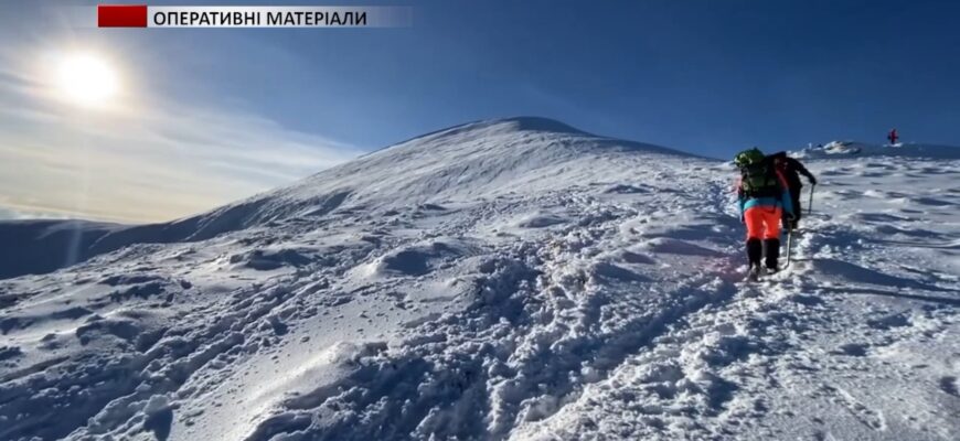 У високогір’ї області оголошено третій рівень лавинної небезпеки. Відео