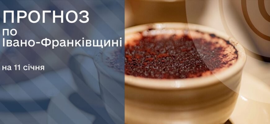 Прогноз погоди на 11 січня 2025 року