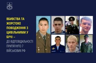 Також прокурори відомства направили до суду обвинувальні акти стосовно ще двох представників держави-агресора за вчинення аналогічних злочинів. Усім сімом інкримінують порушення законів та звичаїв війни, поєднані з умисними вбивствами мирних мешканців (ч. 1, 2 ст. 438 КК України). За даними слідства, командир відділення 4-ї десантно-штурмової роти 2-ї батальйонно-тактичної групи 234-го десантно-штурмового полку 76-ї десантно-штурмової дивізії повітряно-десантних військ рф разом із співучасником – невстановленим військовослужбовцем зс рф розстріляв подружжя у приватному будинку з мотивів ненависті до проукраїнських поглядів. Щоб приховати злочин, їхні тіла разом з іншими вбитими цивільними було спалено. Ще один підозрюваний - стрілок 6-ї десантно-штурмової роти цієї ж батальйонно-тактичної групи рф разом з іншим військовослужбовцем цього полку помітили біля супермаркету чоловіка, який шукав їжу. Вони відкрили вогонь без попередження. Потерпілий отримав чотири кульові поранення у груди та живіт і загинув на місці. Також ідентифіковано командира бойової машини 4-ї десантно-штурмової роти 2-ї батальйонно-тактичної групи. Він разом з іншими військовими армії рф проводив «перевірку» місцевих мешканців на причетність до співпраці із ЗС України у дворі домоволодіння. При цьому погрожував вбивством господарю, стріляв у повітря, направляв зброю на жінку, а також імітував підрив гранати, змусивши обох спуститися до підвалу. Ще один підозрюваний механік-водій цього ж підрозділу 234-го десантно-штурмового полку 76-ї десантно-штурмової дивізії повітряно-десантних військ рф, реагуючи на прохання місцевої мешканки не стріляти через присутність в місті цивільних, приставив зброю до її голови та пригрозив розстрілом, але припинив дії через присутність свідків. Також слідством встановлено, що заступник командира 3-ї парашутно-десантної роти – інструктор із повітряно-десантної підготовки 1-ї батальйонно- тактичної групи 234-го десантно-штурмового полку 76-ї десантно-штурмової дивізії разом з командиром взводу цього ж підрозділу виявили у телефоні місцевого мешканця нібито докази передачі даних українським військовим. З мотивів ненависті вони вбили чоловіка, заявивши, що інший підрозділ розстріляв би всіх. Всі постраждалі місцеві жителі були цивільними особами, які не брали участі у збройному конфлікті. У них були відсутні будь-яка зброя, знаряддя чи засоби, що могли б виправдати застосування до них насильства.