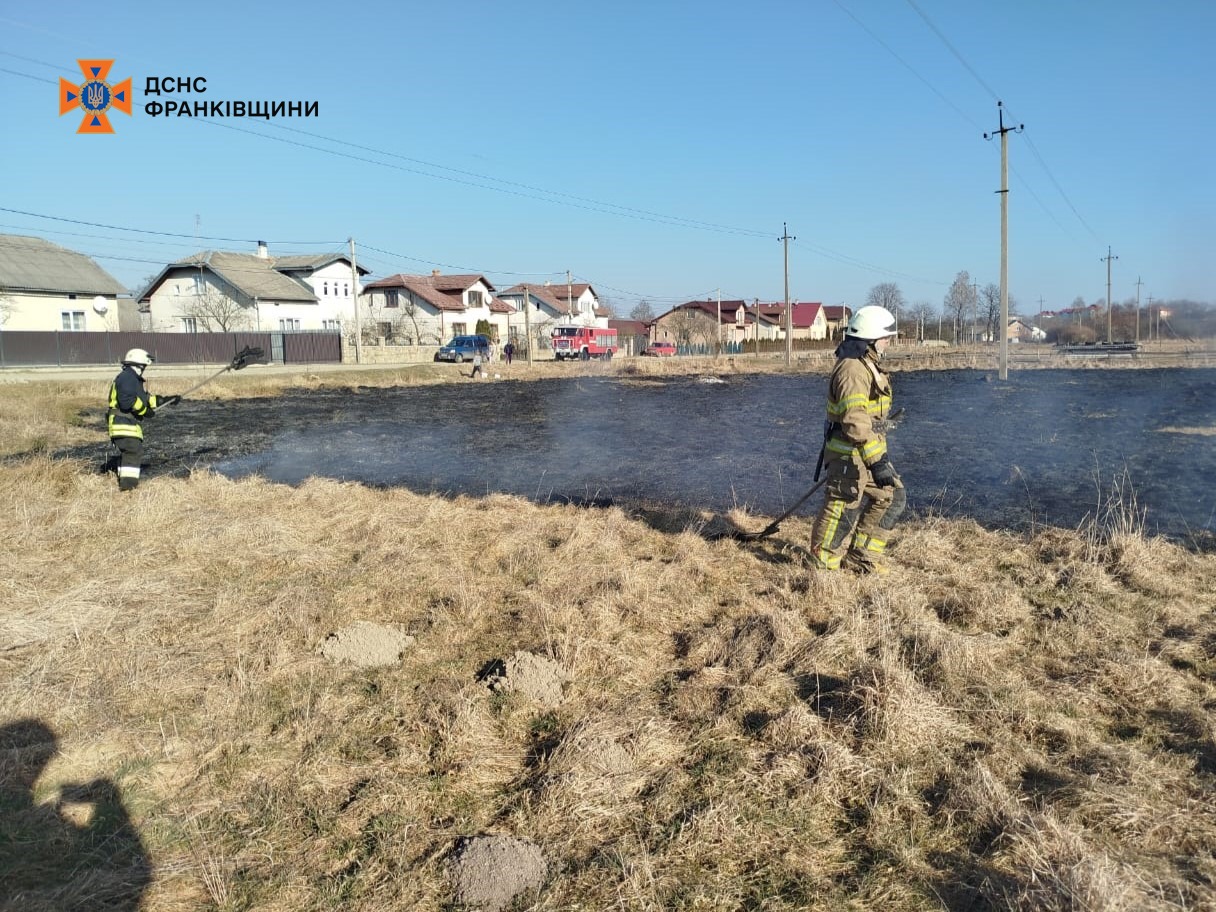 suh2 - На Прикарпатті вогнеборці ліквідовують пожежі в екосистемах. Фото - rai.ua