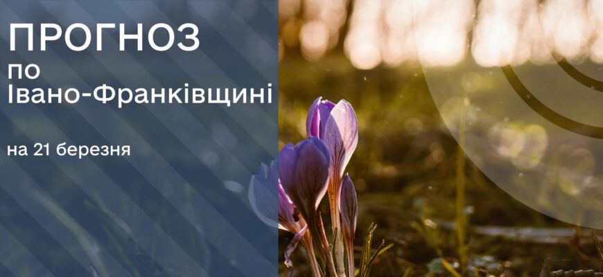 Прогноз погоди на 21 березня 2025 року