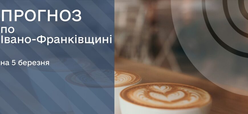Прогноз погоди на 5 березня 2025 року