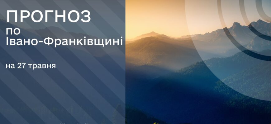 Прогноз погоди на 27 травня 2025 року