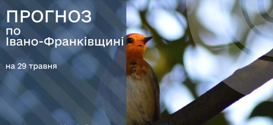 Прогноз погоди на 29 травня 2025 року