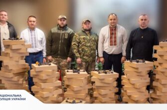 Івано-Франківські поліцейські отримали дрони для підрозділу на фронті