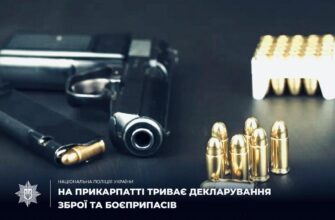 Поліцейські закликають декларувати вогнепальну зброю