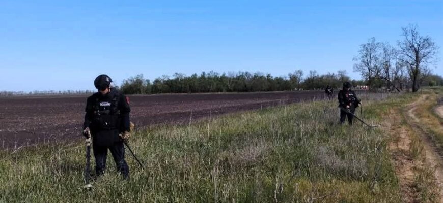 Сапери ДСНС Прикарпаття продовжують розмінування на Херсонщині