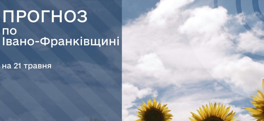 Прогноз погоди на 21 травня 2025 року