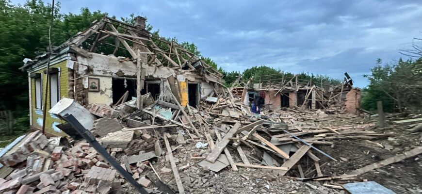 На Сумщині загиблий та поранена унаслідок нічної атаки безпілотників. Фото