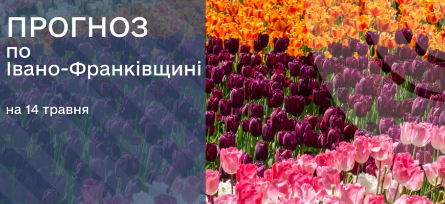 Прогноз погоди на 14 травня 2025 року