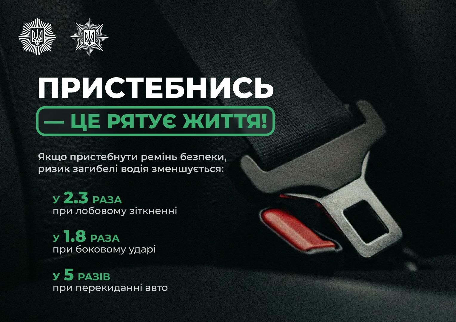 u23 1 - Поліцейські: пристебатися - звичка, яка рятує життя - rai.ua