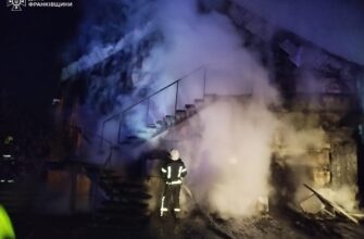 Надвірнянський район: рятувальники ліквідували пожежу будівлі у селі Яблуниця
