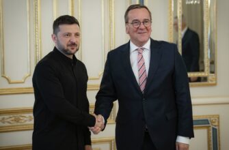 В Україні вже вп’яте з візитом Федеральний міністр оборони Німеччини