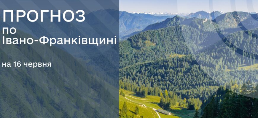 Прогноз погоди на 16 червня 2025 року