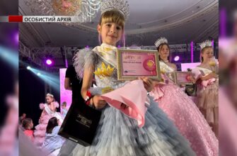 Восьмирічна Анна - переможниця Всеукраїнського дитячого конкурсу краси