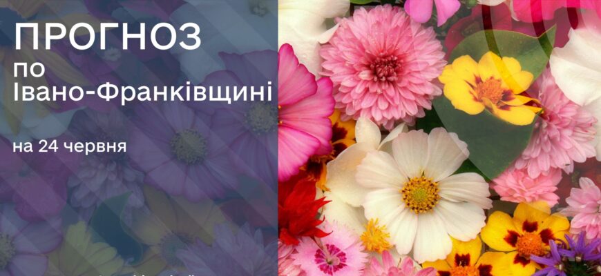 Прогноз погоди на 24 червня 2025 року