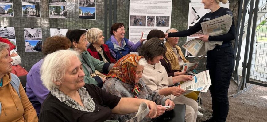 Рятувальники нагадали літнім людям про правила безпеки влітку