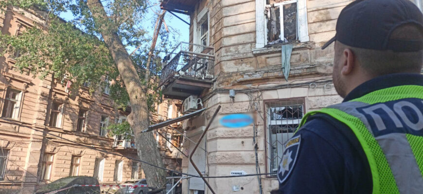 Унаслідок нічної атаки БпЛА ворога на Одесу загинули 2 людей