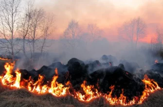 На Прикарпатті очікується надзвичайно висока пожежна небезпека