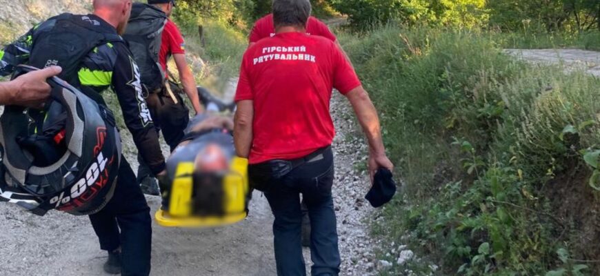 У Вовчинецьких горах травмувався підліток