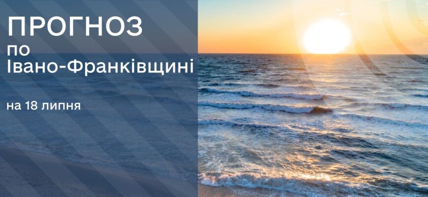 Прогноз погоди на 18 липня 2025 року