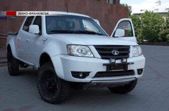 Івано-Франківська ОВА відправила автомобіль на Донецький напрямок. Відео