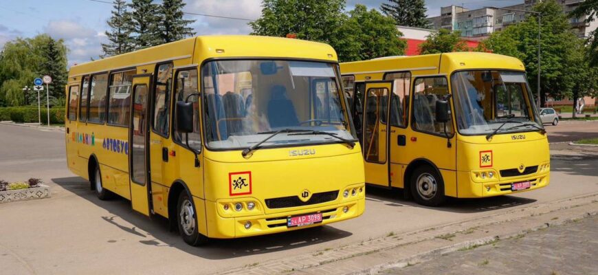 Прикарпаття – у пʼятірці лідерів із закупівлі шкільних автобусів