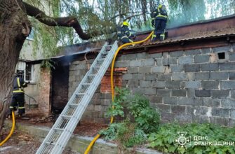 Рятувальники ліквідували пожежу в центрі міста