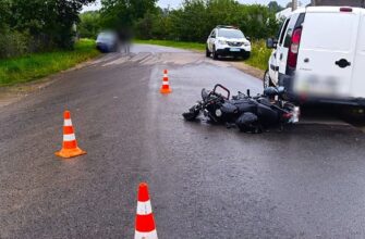 Село Спас: в ДТП травмувався мотоцикліст