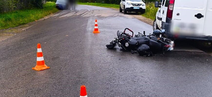 Село Спас: в ДТП травмувався мотоцикліст