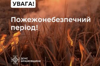 Попередження про пожежну небезпеку