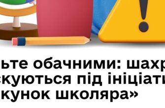 Шахрайська схема: до уваги батьків майбутніх першокласників!