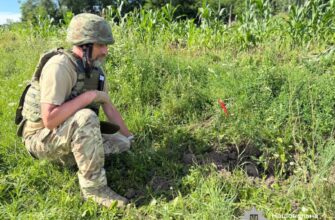 Розмінування на полях: прикарпатські поліцейські ліквідовують наслідки ворожого обстрілу