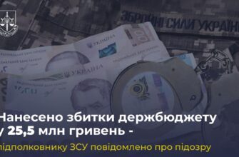 Нанесено збитки держбюджету у 25,5 млн грн – підполковнику ЗСУ повідомлено про підозру