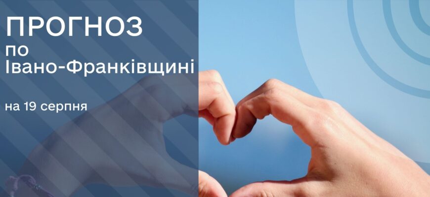 Прогноз погоди на 19 серпня 2025 року